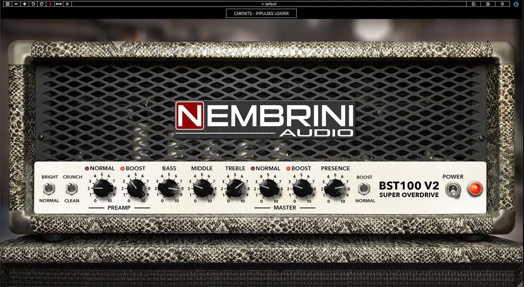 Nembrini BST 100 V2 SLO Amp Sim